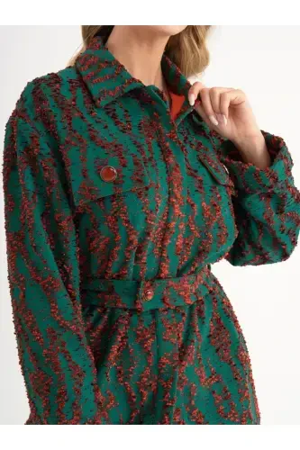 Serpil Women's Green Suit 39493 - 3