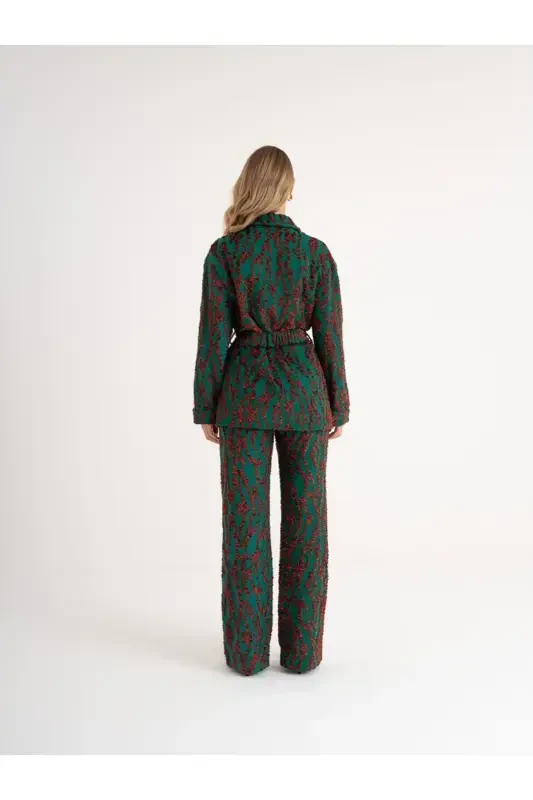 Serpil Women's Green Suit 39493 - 5