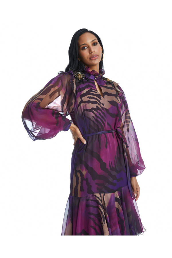 Serpil Women's Purple Dress 38951 - 2