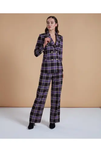 Serpil Women's Purple Jacket 31146 - SERPIL (1)