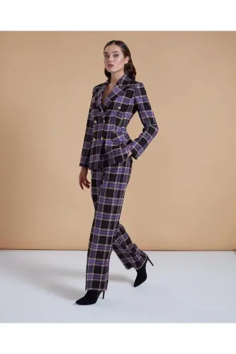 Serpil Women's Purple Jacket 31146 - 3