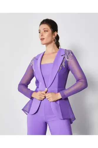Serpil Women's Purple Jumpsuit 36793 - 3