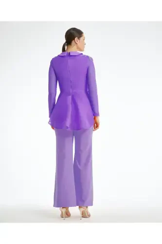 Serpil Women's Purple Jumpsuit 36793 - 5