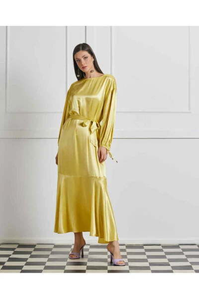 Serpil Women's Yellow Dress 34064 - Modazone