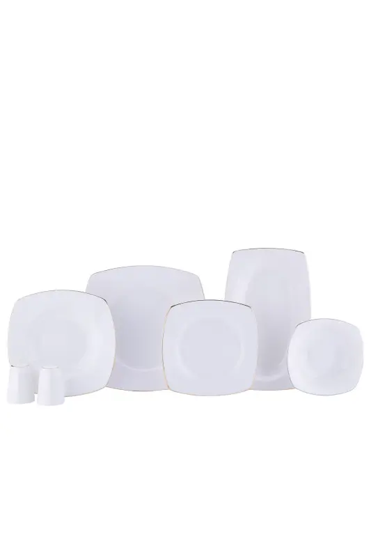 Serra Collection 55 Piece Dinner Set Gold - 1