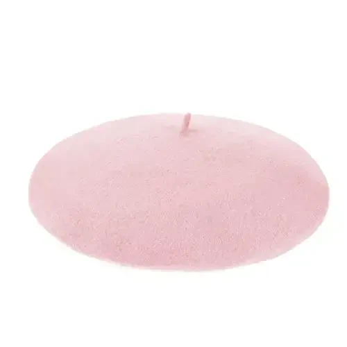 Wool Beret Hat French Beret Cap Winter Artist Painter Hat Solid Color for Women - 4