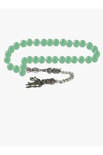 Sertifikalı Yeşil Aventurin Doğal Taş Tesbih 8mm-tesbihrenk38 - 2