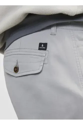 Серые мужские узкие карго-брюки - JACK & JONES (1)
