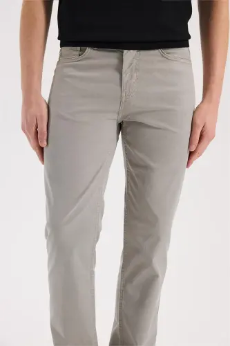 Серые спортивные брюки Slim Fit с 5 карманами - 3