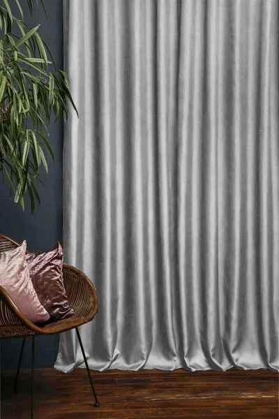 Серые светонепроницаемые шторы, блокирующие свет - Modazone (1)