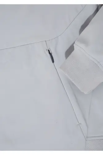 Серый пиджак с лацканами, regular fit. - 7