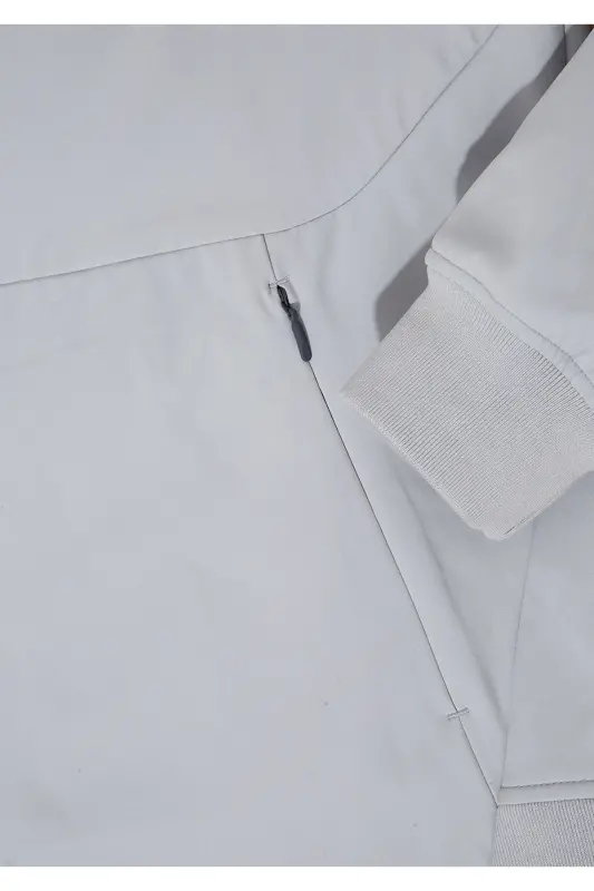 Серый пиджак с лацканами, regular fit. - 7