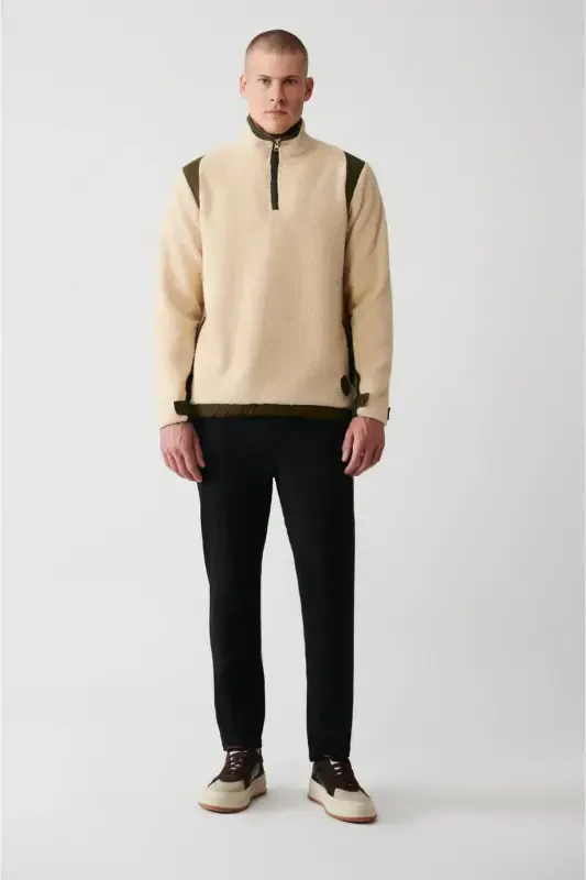 Серый плюшевый свитер - 6