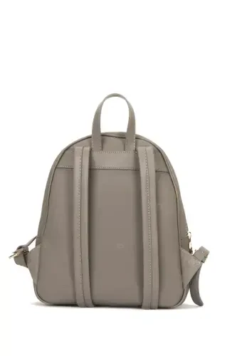 Серый принт женский рюкзак 05PO22Y1577-Print GRİ - 6