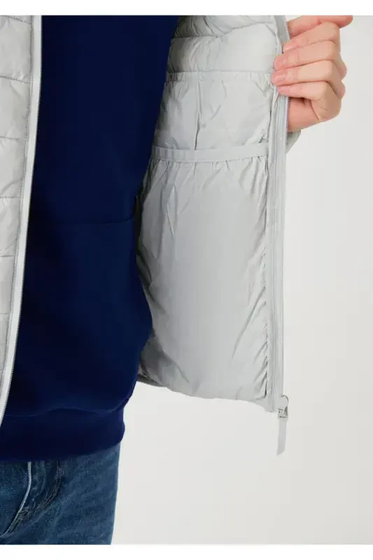 Серый Пуховик 0110016-70075-Серый - 5