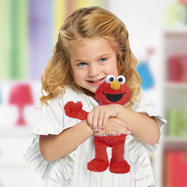 Sesame Street do'stlari 8 dyuymli Elmo Barqaror Plush to'ldirilgan hayvon chaqaloq va yosh bolalar o'yinchoqlari - 8