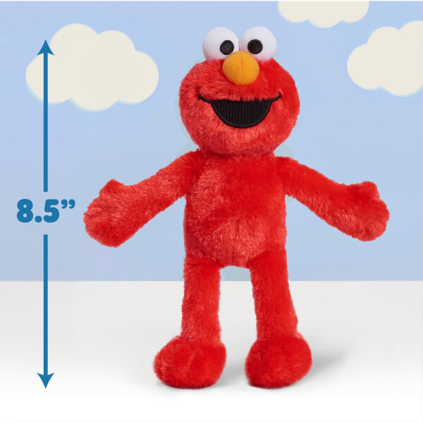 Sesame Street do'stlari 8 dyuymli Elmo Barqaror Plush to'ldirilgan hayvon chaqaloq va yosh bolalar o'yinchoqlari - 9