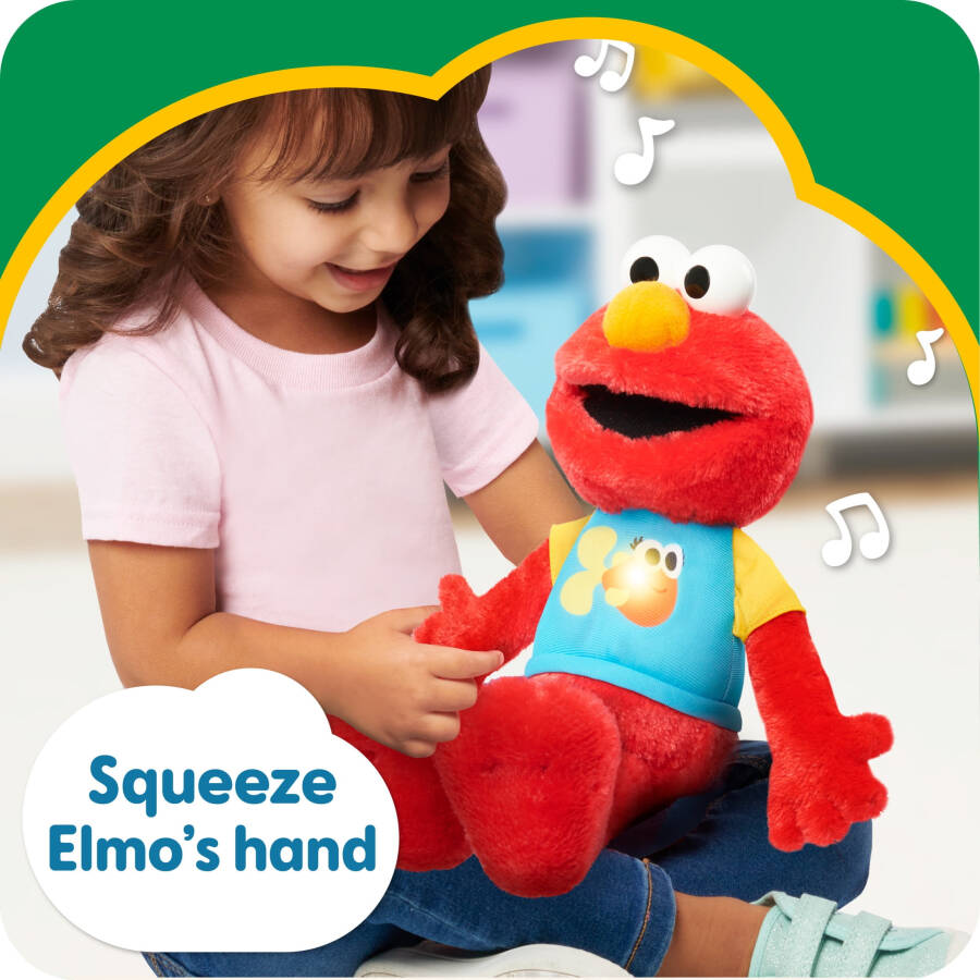 Sesame Street Sing-Along Plush Elmo Baby and Toddler Toys - 12