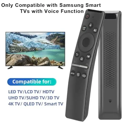 Voice Replacement for Samsung-Smart-TV-Remote, for All Samsung 2016-2025 Series Smart TVs with Voice Function 