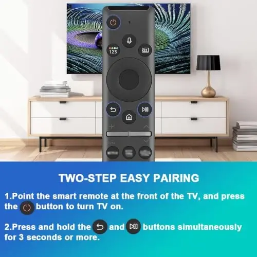 Voice Replacement for Samsung-Smart-TV-Remote, for All Samsung 2016-2025 Series Smart TVs with Voice Function - 3