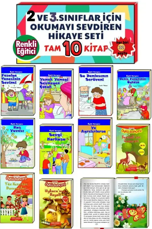 Set of 10 Beautiful Story Books for 2nd and 3rd Graders - 3