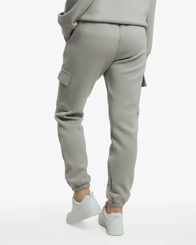 Set of sweatshirt half-zip and cargo pants - DARK SEA GREEN - 16