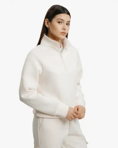 Set of sweatshirt half-zip and cargo pants - MOCCASIN - 3