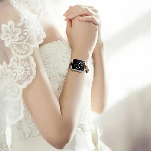 SEURE 2 dona teridan tasmalar Apple Watch Band ayollar uchun 38mm 40mm 41mm 42mm 44mm 45mm 46mm 49mm, haqiqiy teridan tasma ingichka iWatch Ultra SE Series 10/9/8/7/6/5/4/3/2/1 uchun - 6