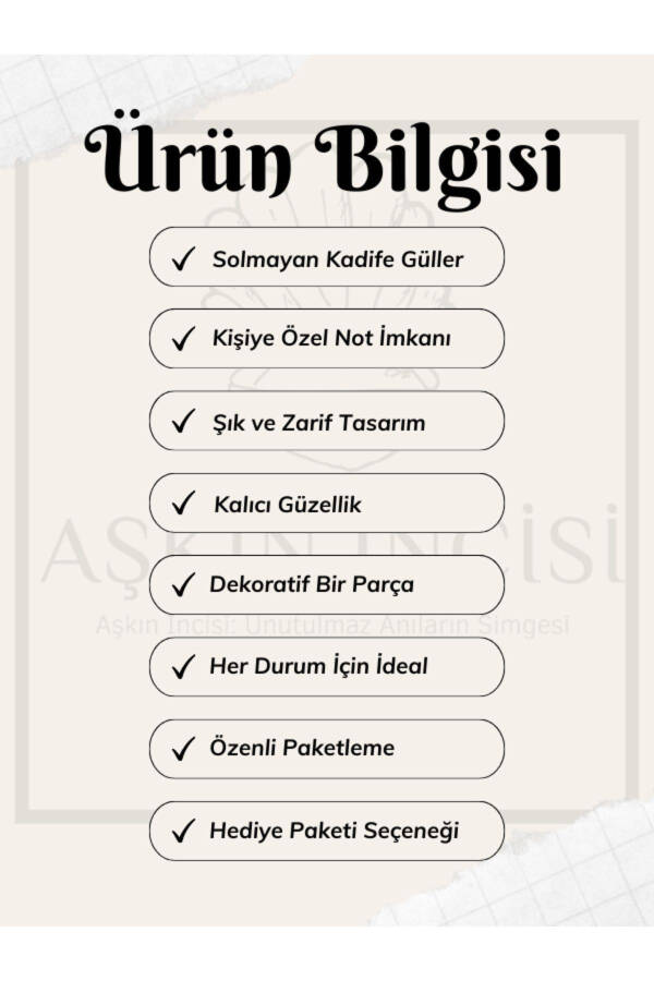 Sevgiliye Özel Hediye Gül Kutu Kırmızı Hediyelik Çiçek Doğum Günü Arkadaşa Eşe Kız Yıldönümü Sevgili - 12