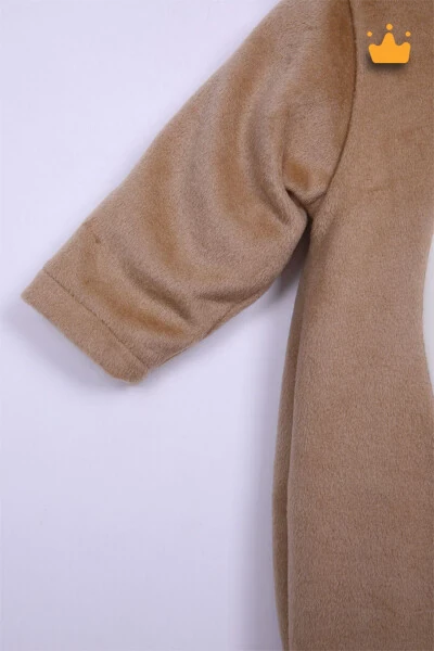 Sevimli Ayiq Shapkalik Peluş Erkak Qiz Chaqaloq Tulumcha - 7