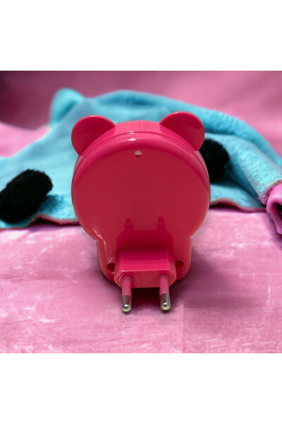 Sevimli chaqaloq bolalar xonasi tungi chiroqi Panda tungi chiroqi Uy xonasi oq LED dekorativ yoritish - 9