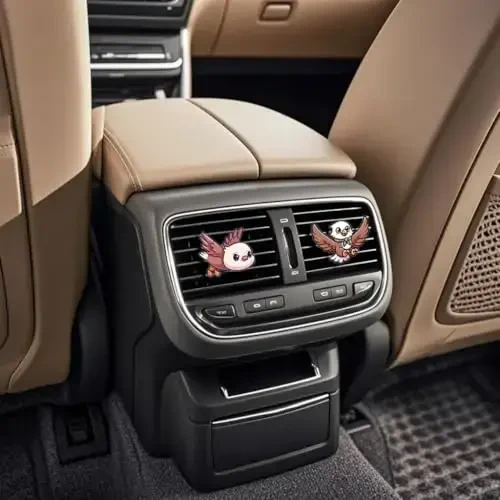 Cute Eagle Car Air Freshener Clips,Funny Bald Eagle Car Vent Clip,Car Air Conditioner Clip,Auto Vent Decoration Accessories,Automotive Interior Decoration Gifts for Men/Women - 4