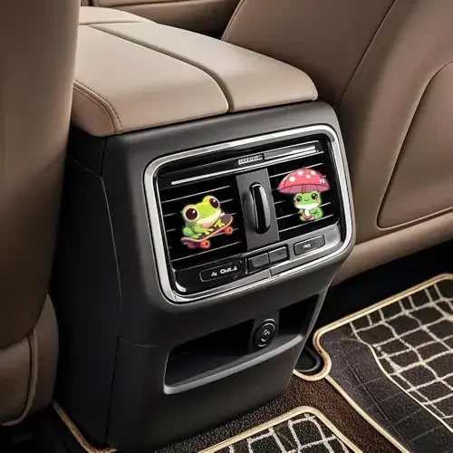 Cute Frog Air Freshener Clips,Car Vent Clip,Car Decorative Clip, Car Air Conditioner Clip,Automotive Interior Decoration Gifts for Men/Women - 4