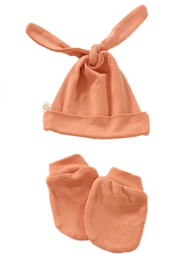 Cute Tiny 3 Parça Yenidoğan Mini Hastane Çıkış Seti-yavruağzı-Yavruağzı - 4