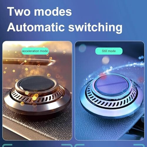 Long-Lasting Car Air Freshener – Solar Powered Vent Clip | Auto Rotating Car Diffuser with Fresh Fragrance All Day | New Car Scent | 2025 Technology | For Men & Women - 14
