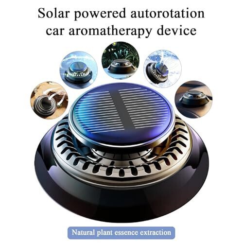 Long-Lasting Car Air Freshener – Solar Powered Vent Clip | Auto Rotating Car Diffuser with Fresh Fragrance All Day | New Car Scent | 2025 Technology | For Men & Women - 7