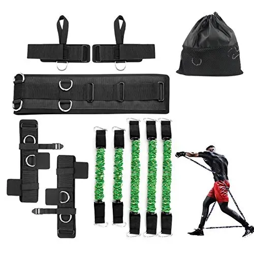 SFEEXUN Boxing Resistance Bands Set for Speed and Agility, Workout Band Ankle Exercise Bands Legs Ankle Straps for Resistance Training Enhance Explosive Power - SFEEXUN
