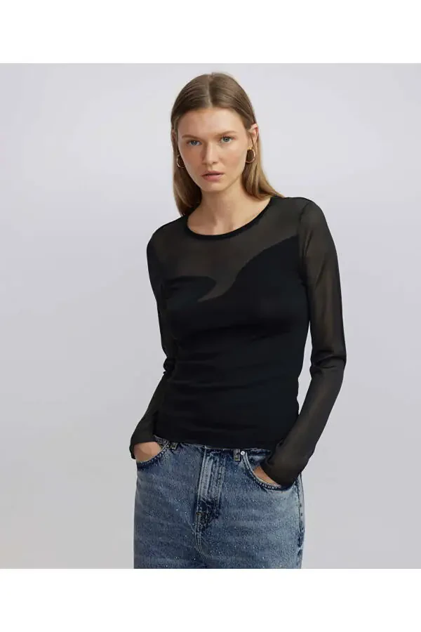 Shaffof aralash triko - 1