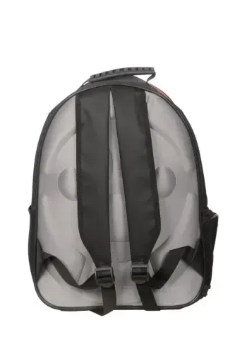 Shaffof havo kanalli, синмайдиган ойна, мушук ва итларни ташиш учун саёҳат сумкаси 42*22*33 см - ҚИЗИЛ - 3