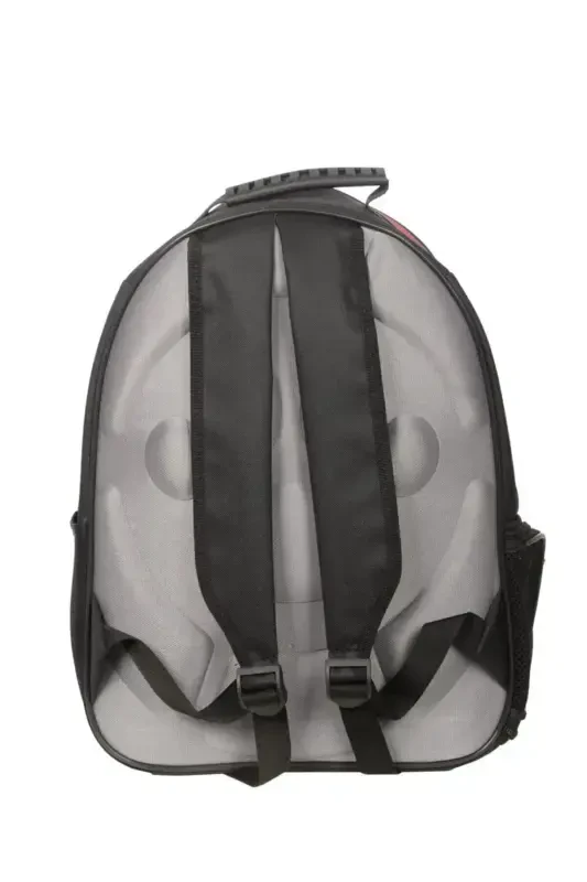 Shaffof havo kanalli, синмайдиган ойна, мушук ва итларни ташиш учун саёҳат сумкаси 42*22*33 см - ҚИЗИЛ - 3