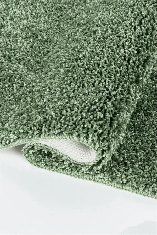 Shaggy Curly Rug Non-Slip Base 2-Piece Set Bath Rug Mat Set 50x60 - 60x100 - 4