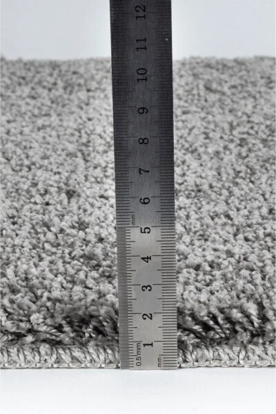 Shaggy Qirqich Halı Sirpanmas Tabanli 2-ta Set Banyuxona Halisi Paspas Seti 50x60 - 60x100 - 4