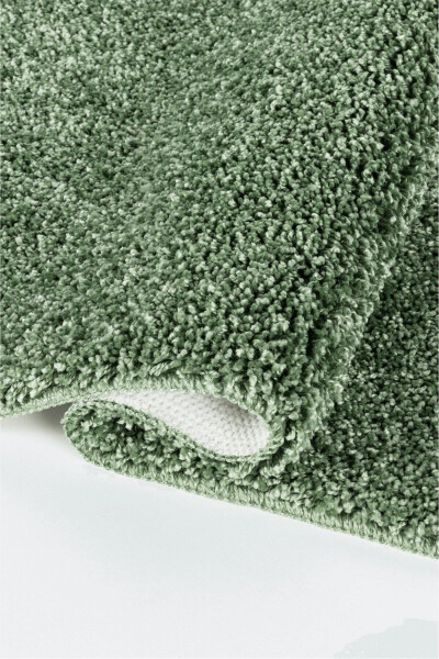 Shaggy Qirqiq gilam sirpanmas tabanli 2-ta to'plam hammom gilami paspas seti 50x60 - 60x100 - 4
