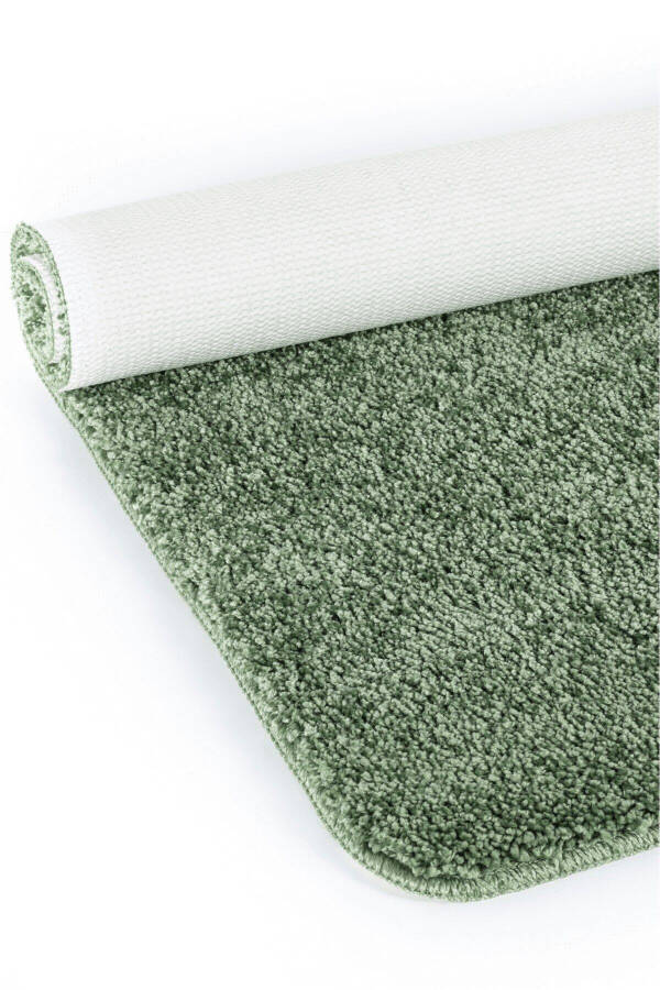 Shaggy Qirqiq gilam sirpanmas tabanli 2-ta to'plam hammom gilami paspas seti 50x60 - 60x100 - 6