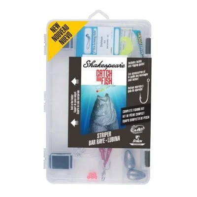 Shakespeare Catch More Fish Striper Spinning Fishing Combo - 6
