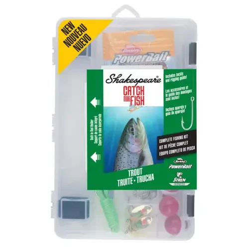 Shakespeare Catch More Fish Trout Spinning Fishing Combo - 3