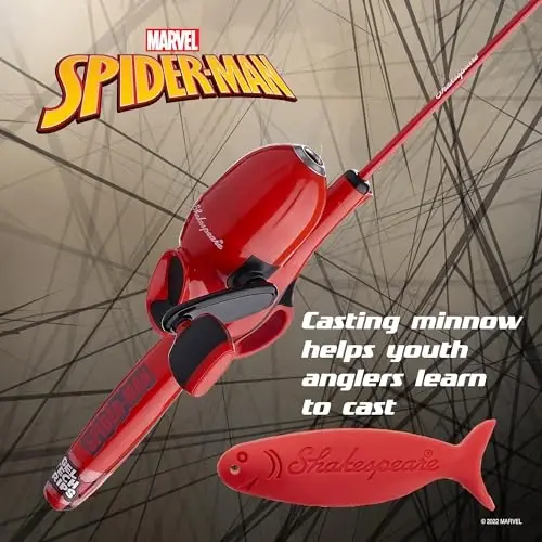 Shakespeare Youth Fishing Reel and Rod Combo - 5