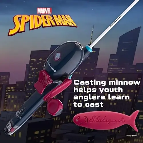 Shakespeare Youth Fishing Reel and Rod Combo - 4