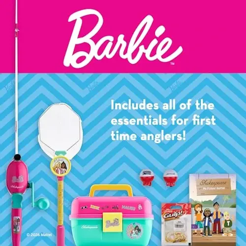 Shakespeare Youth Fishing Reel and Rod Combo - 4