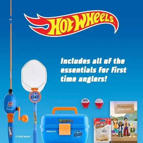 Shakespeare Youth Fishing Reel and Rod Combo - 5